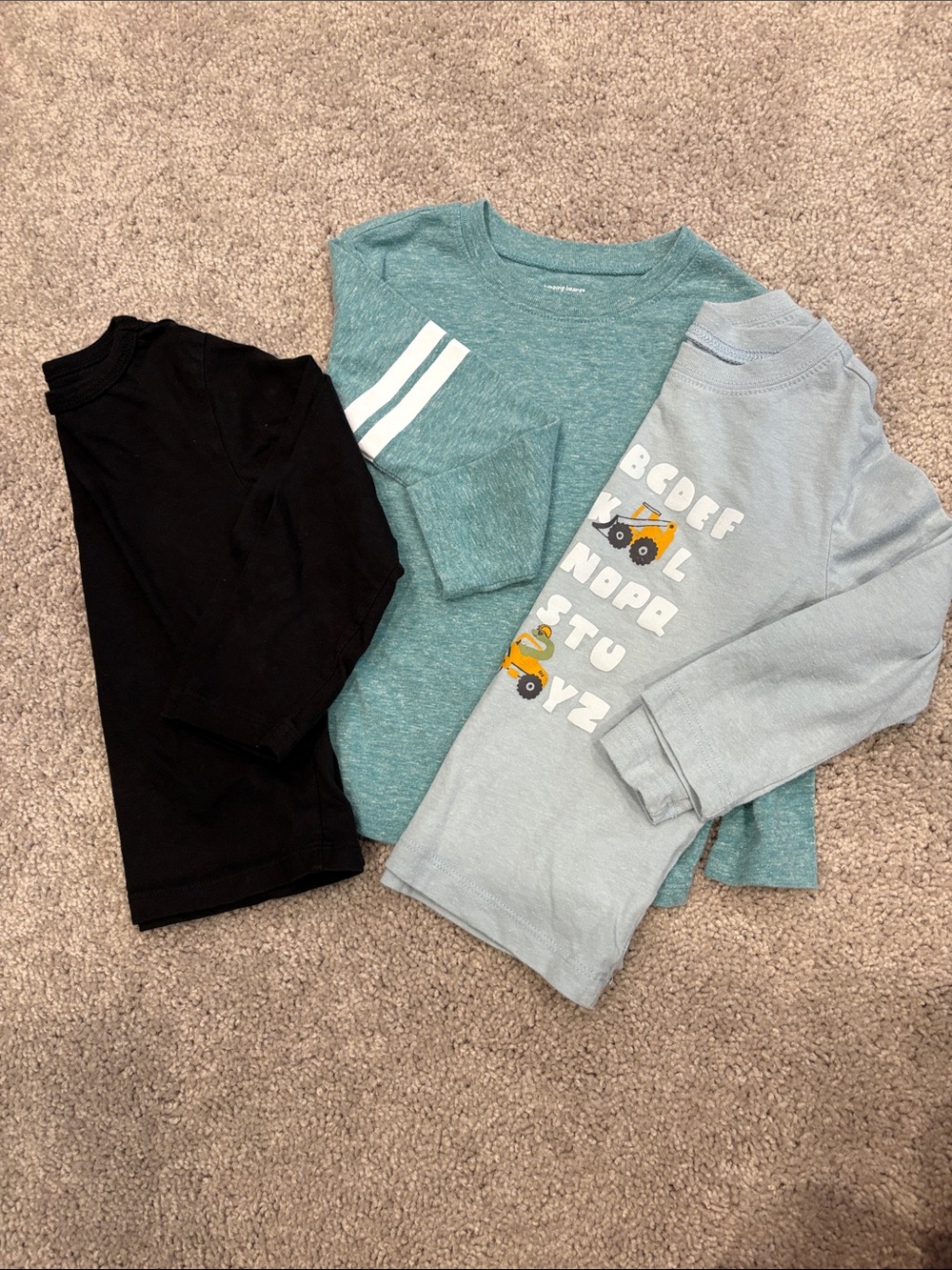 2T long sleeve tee shirts